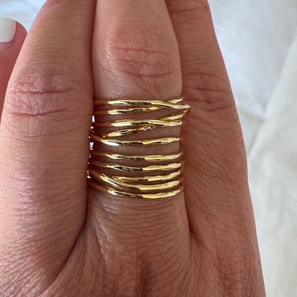 Gorjana spiral ring - Picture 1 of 1